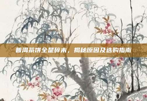 普洱茶饼全是碎末,揭秘原因及选购指南