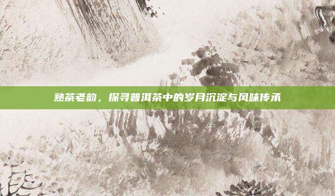 熟茶老韵，探寻普洱茶中的岁月沉淀与风味传承