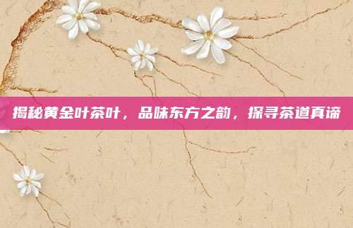 揭秘黄金叶茶叶，品味东方之韵，探寻茶道真谛