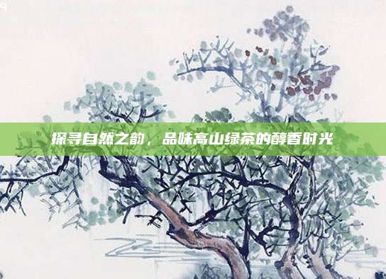 探寻自然之韵，品味高山绿茶的醇香时光
