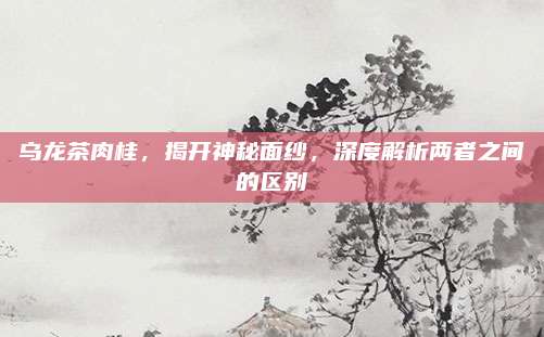 乌龙茶肉桂，揭开神秘面纱，深度解析两者之间的区别