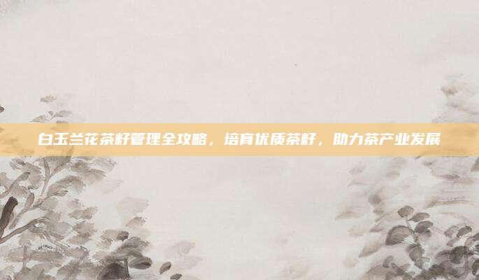 白玉兰花茶籽管理全攻略,培育优质茶籽,助力茶产业发展