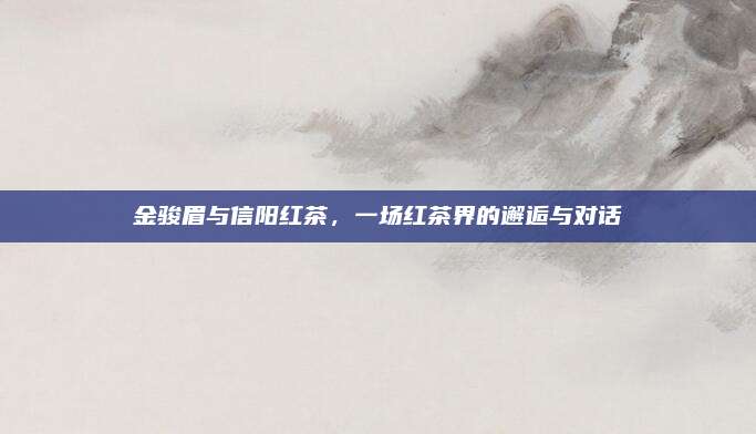 金骏眉与信阳红茶，一场红茶界的邂逅与对话