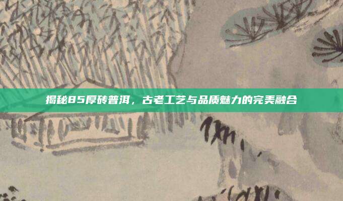 揭秘85厚砖普洱，古老工艺与品质魅力的完美融合