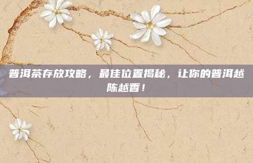 普洱茶存放攻略，最佳位置揭秘，让你的普洱越陈越香！