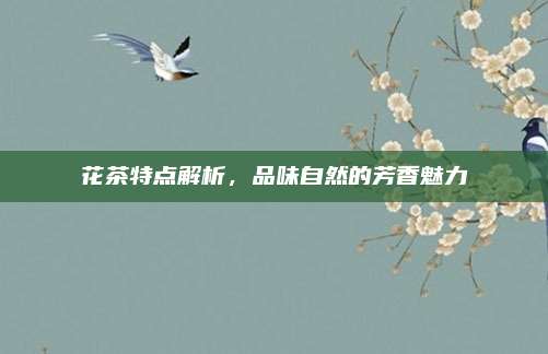 花茶特点解析，品味自然的芳香魅力
