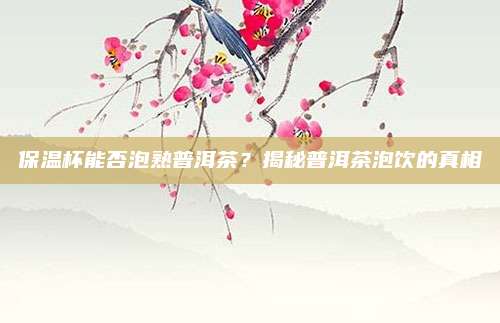 保温杯能否泡熟普洱茶？揭秘普洱茶泡饮的真相