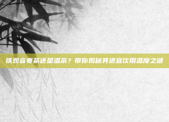铁观音寒茶还是温茶?带你揭秘其适宜饮用温度之谜