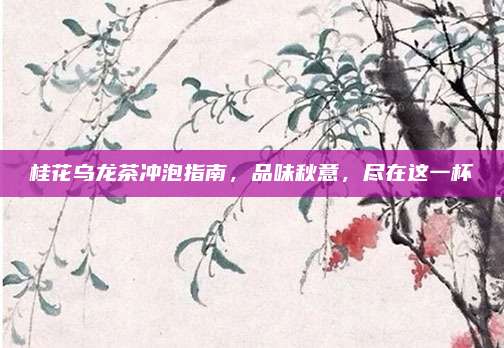 桂花乌龙茶冲泡指南，品味秋意，尽在这一杯
