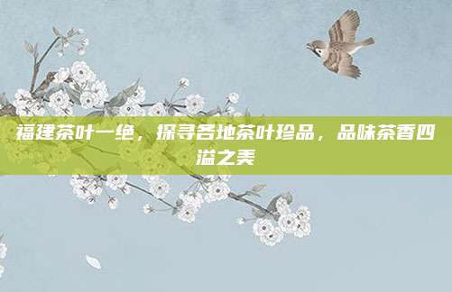 福建茶叶一绝，探寻各地茶叶珍品，品味茶香四溢之美