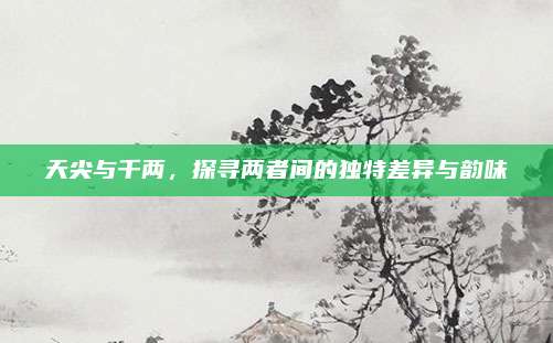 天尖与千两，探寻两者间的独特差异与韵味