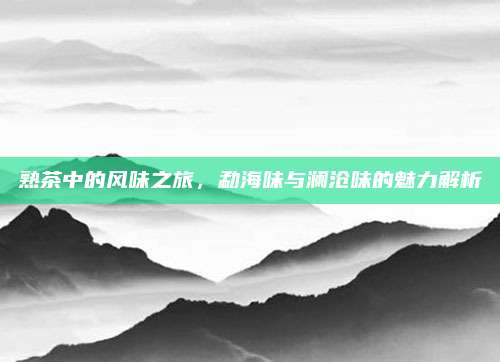 熟茶中的风味之旅,勐海味与澜沧味的魅力解析