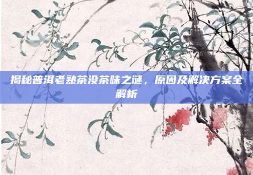 揭秘普洱老熟茶没茶味之谜,原因及解决方案全解析