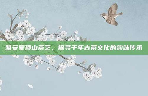 雅安蒙顶山茶艺，探寻千年古茶文化的韵味传承
