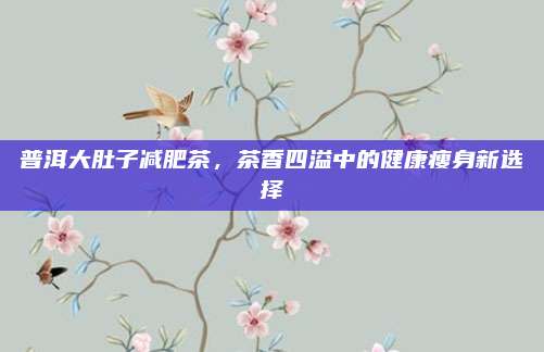 普洱大肚子减肥茶,茶香四溢中的健康瘦身新选择