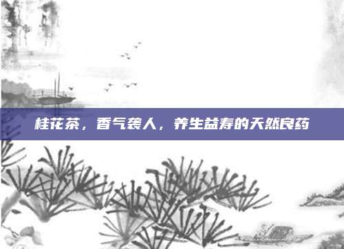 桂花茶，香气袭人，养生益寿的天然良药