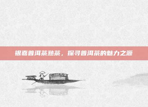 银嘉普洱茶熟茶，探寻普洱茶的魅力之源