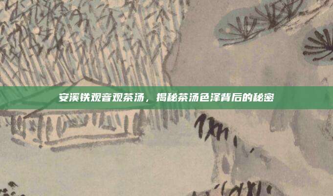 安溪铁观音观茶汤,揭秘茶汤色泽背后的秘密