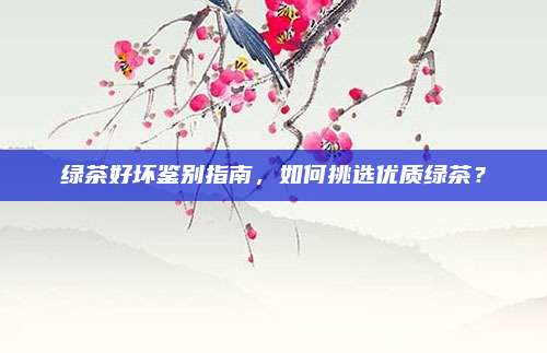 绿茶好坏鉴别指南，如何挑选优质绿茶？
