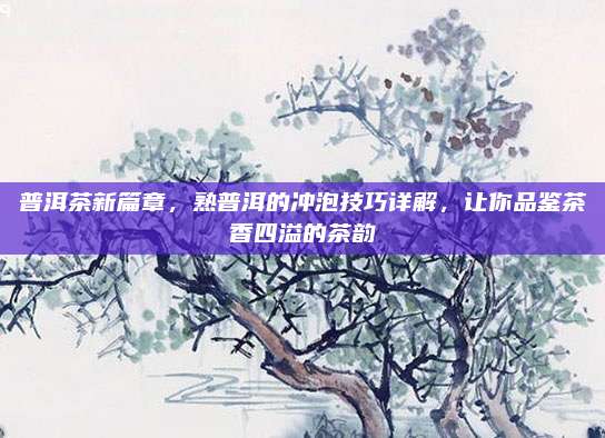 普洱茶新篇章，熟普洱的冲泡技巧详解，让你品鉴茶香四溢的茶韵