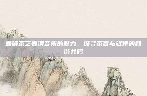 盖碗茶艺表演音乐的魅力,探寻茶香与旋律的和谐共鸣
