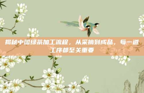 揭秘中国绿茶加工流程，从采摘到成品，每一道工序都至关重要