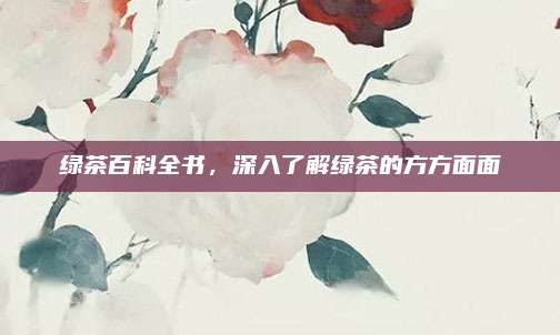 绿茶百科全书,深入了解绿茶的方方面面