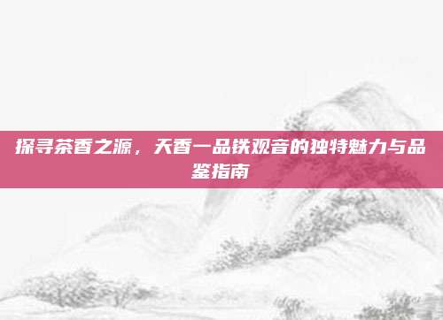 探寻茶香之源,天香一品铁观音的独特魅力与品鉴指南
