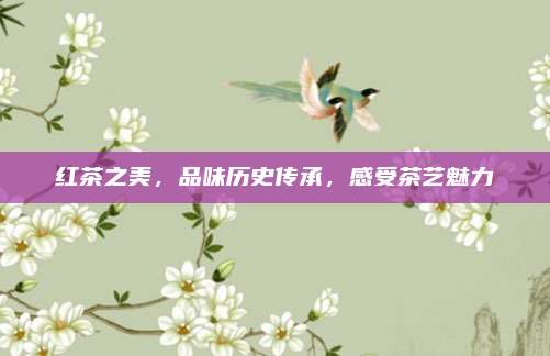 红茶之美,品味历史传承,感受茶艺魅力