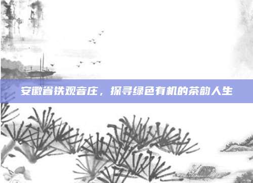 安徽省铁观音庄，探寻绿色有机的茶韵人生