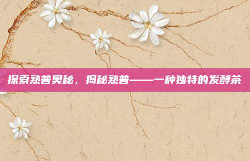 探索熟普奥秘，揭秘熟普——一种独特的发酵茶