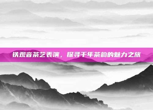 铁观音茶艺表演，探寻千年茶韵的魅力之旅